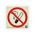 Знак P01 Запрещается курить на самоклеящейся фотолюминесцентной плёнке, 200х200 НПО ПУЛЬС
