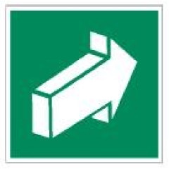 Знак E18 'Открывать от себя'