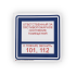 Знак B02 'Ответственный за противопожарное состояние помещения' на самоклеящейся несветящейся плёнке на пластиковой основе, 200х200 НПО ПУЛЬС