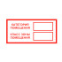 Знак 'Категория помещения/Класс зоны помещения' на самоклеящейся несветящейся плёнке, 100х200 мм
