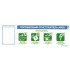 Пиктограмма Огнетушитель порошковый АВСЕ на самоклеящейся фотолюминесцентной плёнке, 250х90 НПО ПУЛЬС