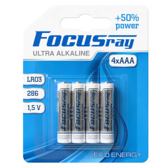 Батарейка FOCUSray LR03/BL4 Ultra Alkaline ААА 1/12/144 (4 шт)