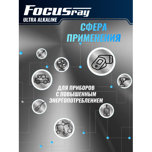 Батарейка FOCUSray LR03/BL4 Ultra Alkaline ААА 1/12/144 (4 шт)
