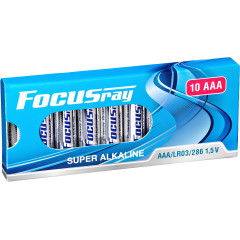 Батарейка FOCUSray LR03/BOX10 Super Alkaline 1/24/48