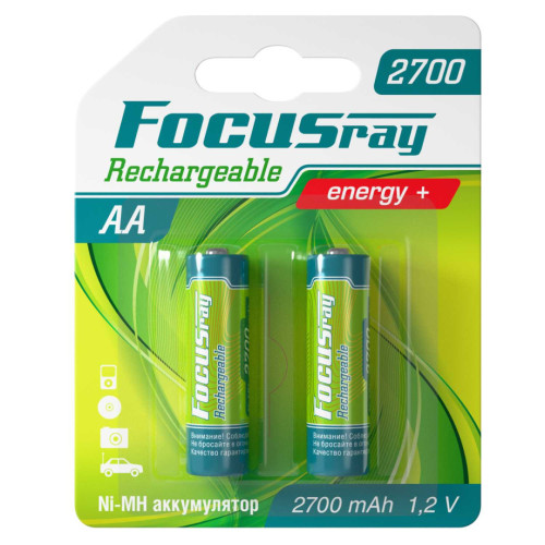 Аккумулятор FOCUSray 2700 mAH AA 1/12/144