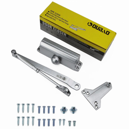 Доводчик для дверей Е-603 Oubao серебро (до 75 кг)