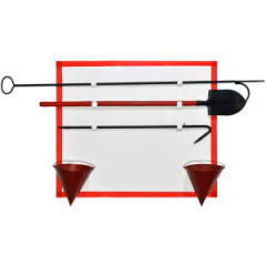 Щит пожарный металлический открытый (с комплектующими) (Т)