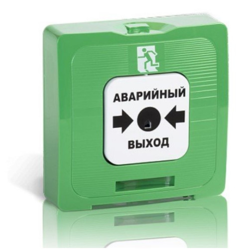 ИР 513-10 исп.1 (ДВА СУХИХ КОНТАКТА) АВАРИЙНЫЙ ВЫХОД, цвет зеленый