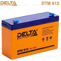 Аккумуляторная батарея DTM 6120 (6В. 12Ач) 151х50х100мм