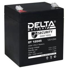 Аккумуляторная батарея Delta DT 12045 (12В 4,5Ач) 90х70х107 мм