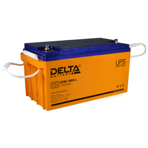 Аккумуляторная батарея Delta DTM 1265 L (12В 65Ач) 350х167х179 мм