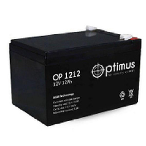 Аккумуляторная батарея Optimus OP 1212 (12В 12Ач) 151х98х101 мм