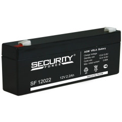 Аккумуляторная батарея Security Force SF 12022 (12В 2,2Ач) 178х35х60 мм